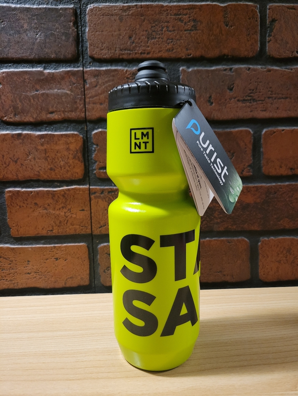 LMNT Stay Salty Plastic Water Bottle